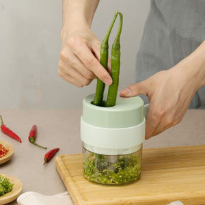 Household Multifunctional Wireless Electric Garlic Masher - Zambeel