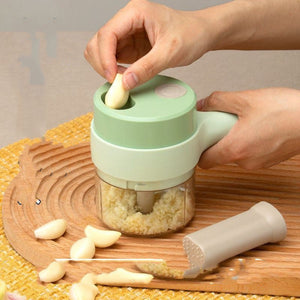 Household Multifunctional Wireless Electric Garlic Masher - Zambeel