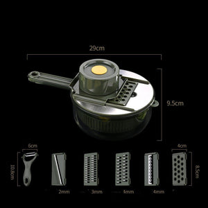 Household Vegetable Slicer Fashion Simple Multifunctional Vegetable Cutter Kitchen Tools - Zambeel