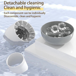Ice Block Mold Silicone Mushroom Ice Cup Frozen Refrigerator Ice Grid Box Durable Easy Demould Bucket Homemade Crushed Ice Maker Ktichen Gadgets - Zambeel