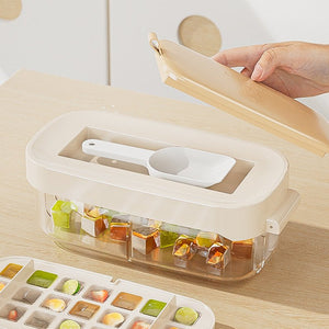 Ice Box Ice Cube Tray Grid High Capacity Food Grade Kitchen Gadgets - Zambeel