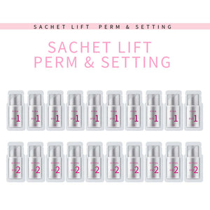 ICONSIGN 10 Pairs Pouch Eyelash Perm Lotion Lashes Lift Quick Perming 5 To 8 Minutes Beauty Makeup Tools - Zambeel