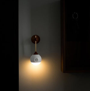 Induction Night Light Corridor Bathroom Bedroom Intelligent Human Body Bedside Lamp - Zambeel