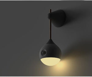 Induction Night Light Corridor Bathroom Bedroom Intelligent Human Body Bedside Lamp - Zambeel