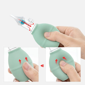 Infant Silicone Nasal Aspirator Pump Type Neonatal Cold Nasal Mucus Cleaner - Zambeel