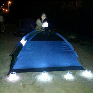 Inflatable Solar Light LED Solar Powered Foldable Light Outdoor Garden Yard Emergency Solar Road Lamp - Zambeel