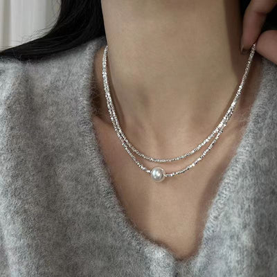 Influencer - approved Clavicle Chain With A Light - luxury High - end Vibe - Zambeel
