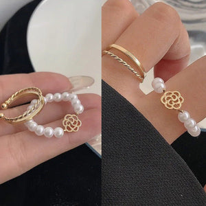 Influencer - style Minimalist Adjustable Geometric Ring - Zambeel