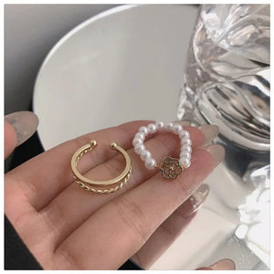 Influencer - style Minimalist Adjustable Geometric Ring - Zambeel