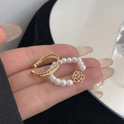Influencer - style Minimalist Adjustable Geometric Ring - Zambeel