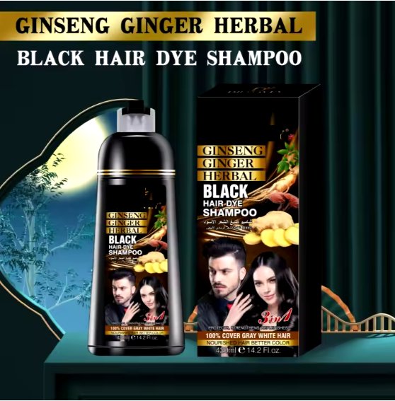 Instant Hair Dye Shampoo (420ml) - Zambeel
