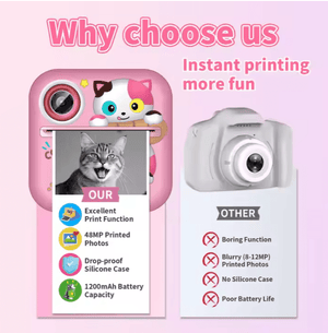 Instant - Print Camera for Kids - Zambeel