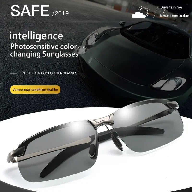 Intelligent Photochromic Polarized Sunglasses - Zambeel