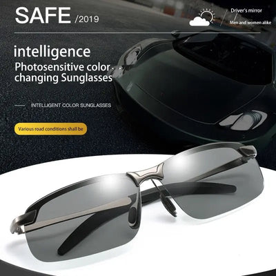 Intelligent Photochromic Polarized Sunglasses - Zambeel