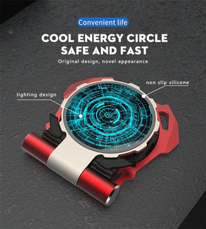 Iron Man Metal QI Wireless Charger Stand Desktop Mobile Phone Charger - Zambeel
