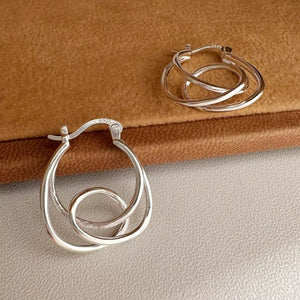 Irregularly Wound Fashionable Light - Luxury Line Earrings - Zambeel