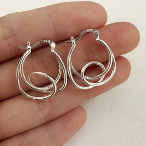 Irregularly Wound Fashionable Light - Luxury Line Earrings - Zambeel