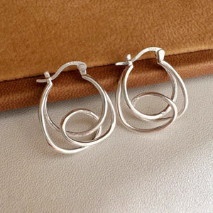 Irregularly Wound Fashionable Light - Luxury Line Earrings - Zambeel