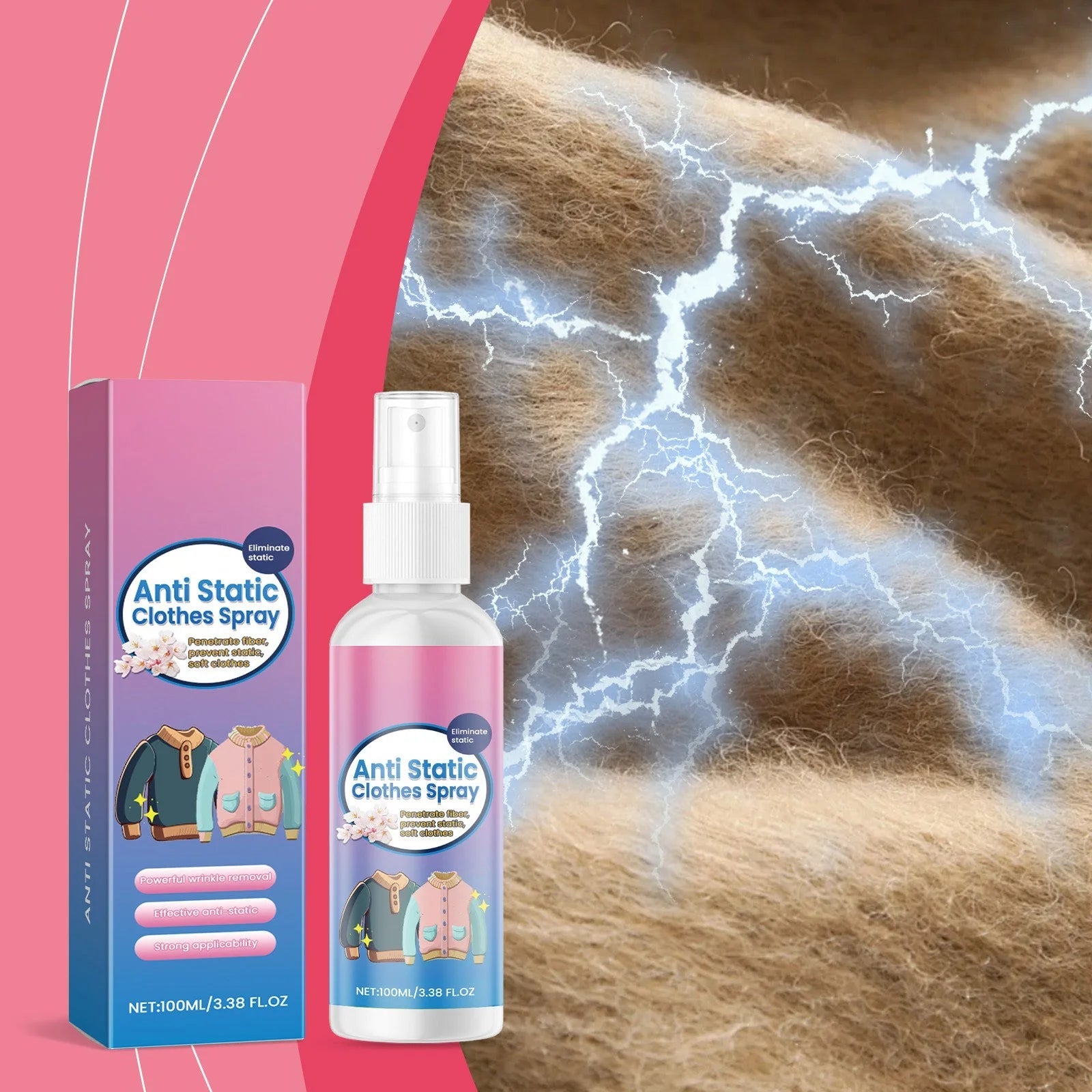 Jakehoe - Anti Statio Clothes Spray - Zambeel