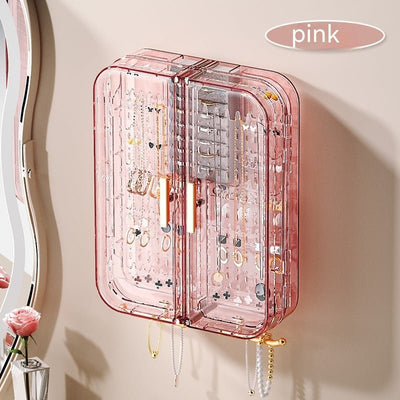 Jewelry Storage Box Wall - mounted Multifunctional - Zambeel