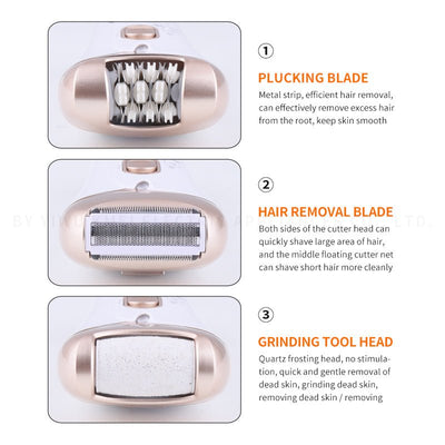 Jundeli - 3 - in1 Epilator (JDL - 5503) - Zambeel