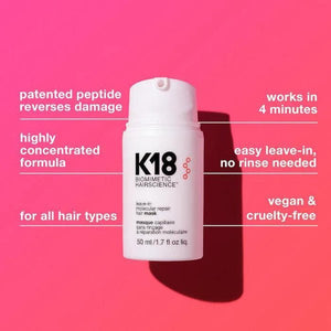 K18 - Biomimetic Hairscience Leave - In Molecular Repair Hair Mask - Zambeel