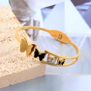 Stainless Butterfly Bracelet