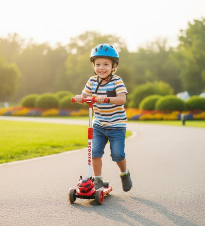 Kids 3 - Wheel Scooter with Adjustable Handlebar © - Zambeel