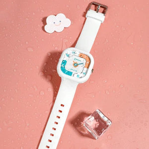 Kids Silicone Strap Square Dial Watch - Zambeel
