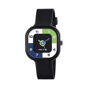 Kids Silicone Strap Square Dial Watch - Zambeel