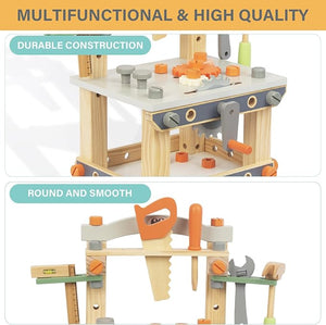 Kids Wooden Tool Workbench © - Zambeel