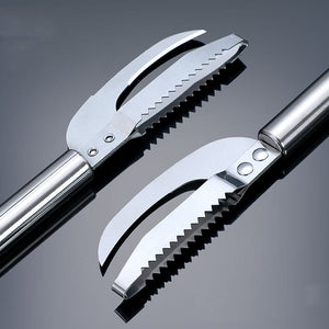 Kitchen 3 In 1 Stainless Steel Scale Planer Fish Scraper Fish Multi - Function Fish Scraper Scale Tool Fish Maw Knife - Zambeel