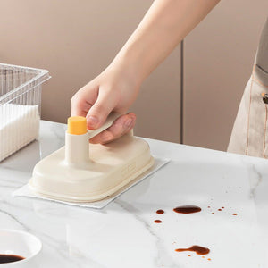Kitchen Bathroom Toilet Cleaning Magic Brush Glass Wall Cleaning Bath Brush Handle Cleaning Rag Ceramic Window Slot Clean Brush Kitchen Gadgets - Zambeel