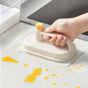 Kitchen Bathroom Toilet Cleaning Magic Brush Glass Wall Cleaning Bath Brush Handle Cleaning Rag Ceramic Window Slot Clean Brush Kitchen Gadgets - Zambeel