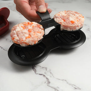 Kitchen Burger Mold Artifact Gadget Hamburger Press Mold Multifunctional Convenient And Reusable Round Patty Press Burger - Zambeel