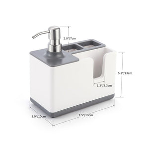 Kitchen Cleaning Utensils Storage Soap Dispenser - Zambeel