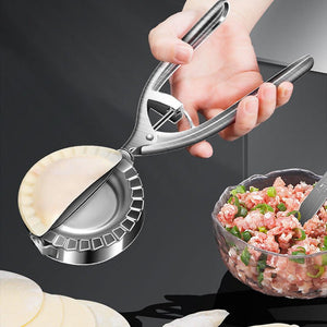 Kitchen Dumpling Mold Stainless Steel Dumpling Machine Pressing Home Baking Tool Skin Press Tool Dumpling Noodle Manual Kitchen Gadgets - Zambeel