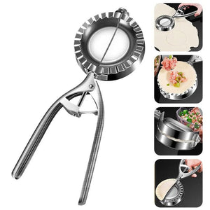 Kitchen Dumpling Mold Stainless Steel Dumpling Machine Pressing Home Baking Tool Skin Press Tool Dumpling Noodle Manual Kitchen Gadgets - Zambeel