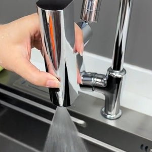 Kitchen Faucet Waterfall Outlet Splash Proof Universal Rotating Bubbler Multifunctional Water Nozzle Extension Kitchen Gadgets - Zambeel