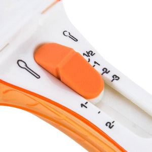 Kitchen Gadget With Magnet Adjustable Seasoning Measuring Spoon - Zambeel