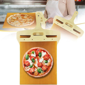 Kitchen Gadgets Sliding Pizza Shovel Non Stick Pizza Smooth Cutting Board Storage Transfer Board Kitchen Baking Tool - Zambeel