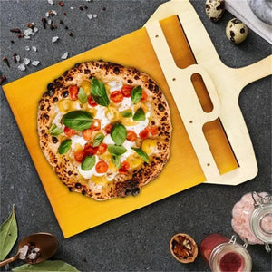 Kitchen Gadgets Sliding Pizza Shovel Non Stick Pizza Smooth Cutting Board Storage Transfer Board Kitchen Baking Tool - Zambeel