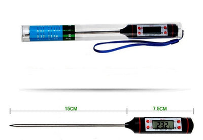 Kitchen Oil Thermometer Kitchen Barbecue Baking Temperature Measurement Electronic Food Thermometer - Zambeel