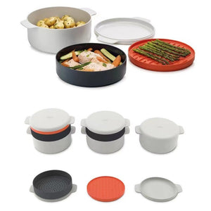 Kitchen Plastic Microwave Steaming Container Kitchen Gadgets - Zambeel