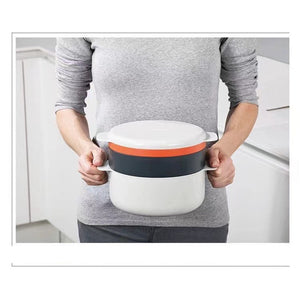 Kitchen Plastic Microwave Steaming Container Kitchen Gadgets - Zambeel
