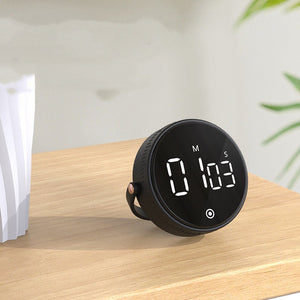 Kitchen Silent Rotary Adjustable Digital Timer - Zambeel