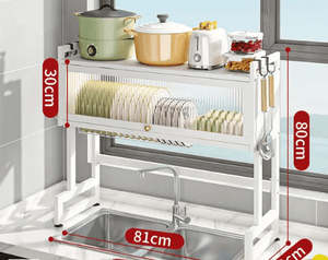 Kitchen Sink Dish Rack Cabinet - Zambeel