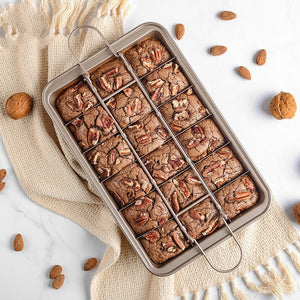 Kitchen Solid Bottom Thickened Square Brownie Pan Home Bakery - Zambeel