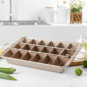 Kitchen Solid Bottom Thickened Square Brownie Pan Home Bakery - Zambeel