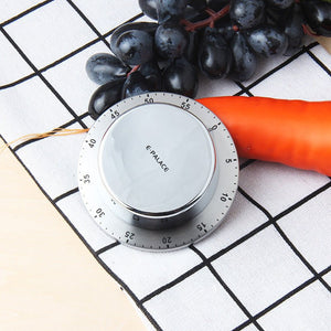 Kitchen Stainless Steel Mechanical Timer Alarm Clock Reminder - Zambeel